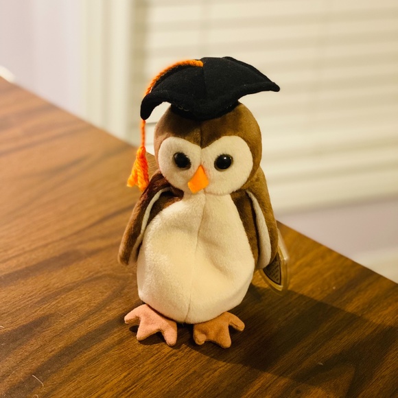 Ty Beanie Baby Wise - Class of '98 - Never Played With - Picture 1 of 1